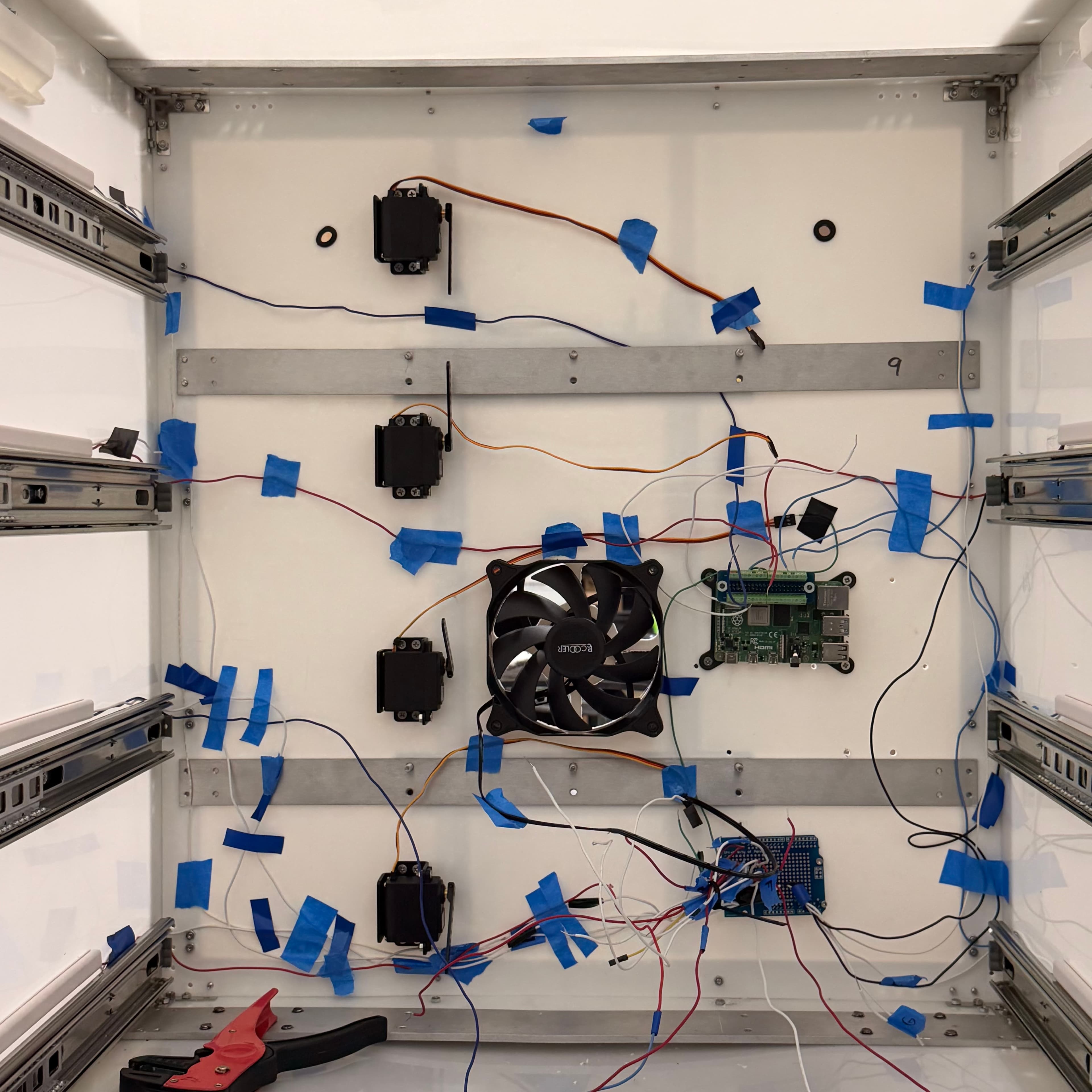Assembled client hardware unit