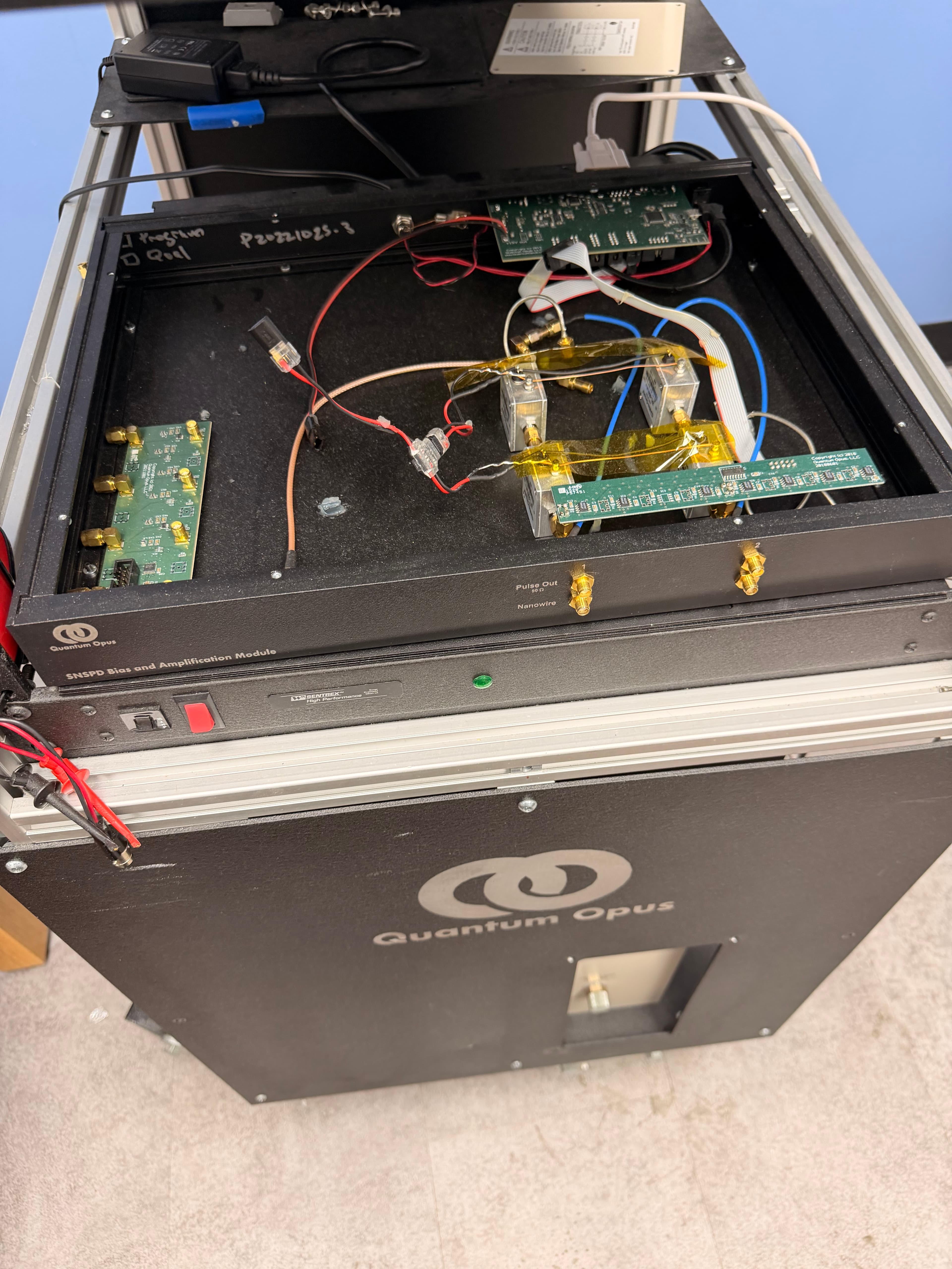Quantum Opus lab workbench