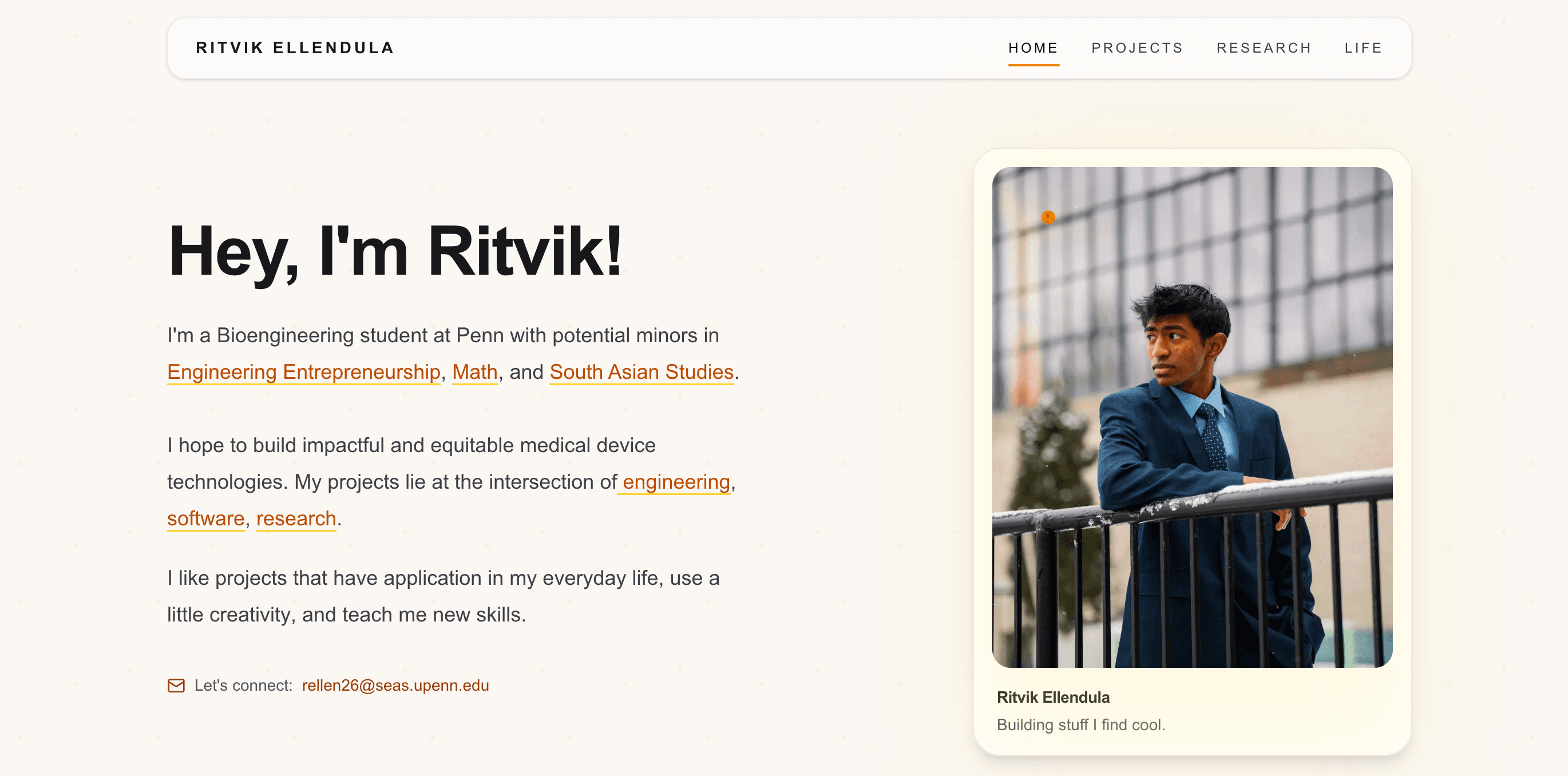 Portfolio website