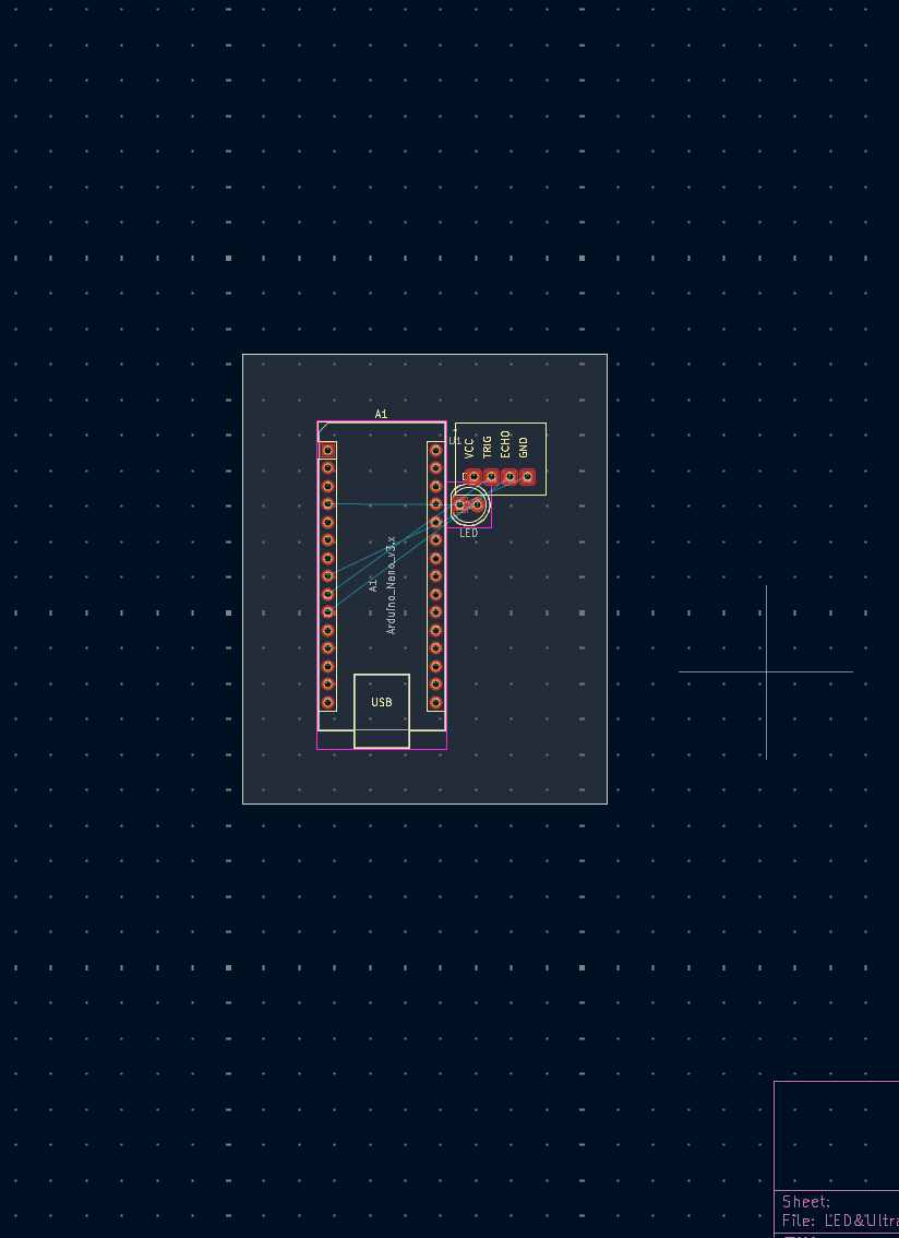 KiCad PCB editor view of the routed board
