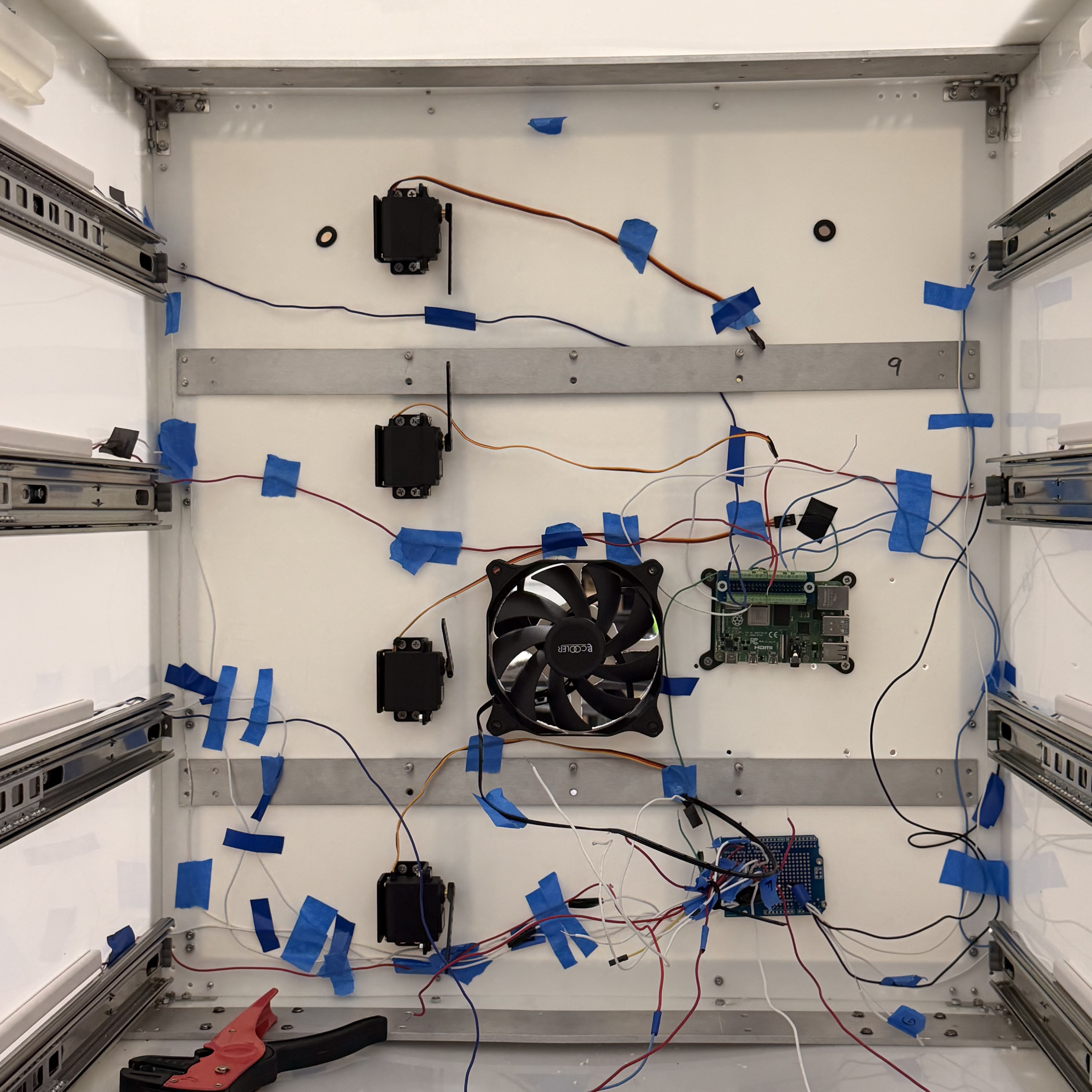 Early Vend-A-Shoe assembly stage